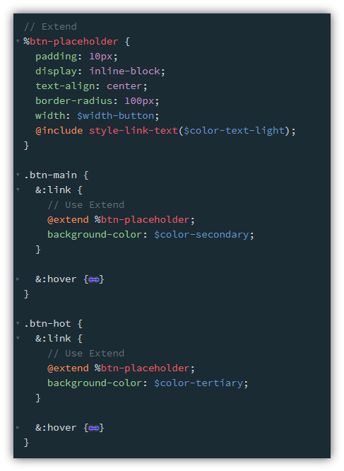 Image CSS Sass extends