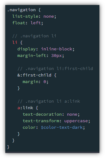 Image CSS Sass nesting