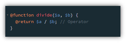 Image CSS Sass operators